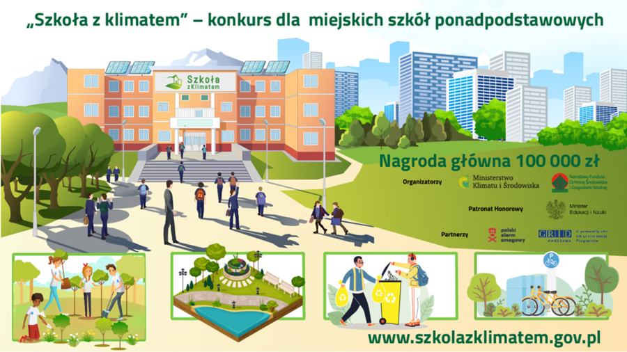 plakat Szkoła z klimatem